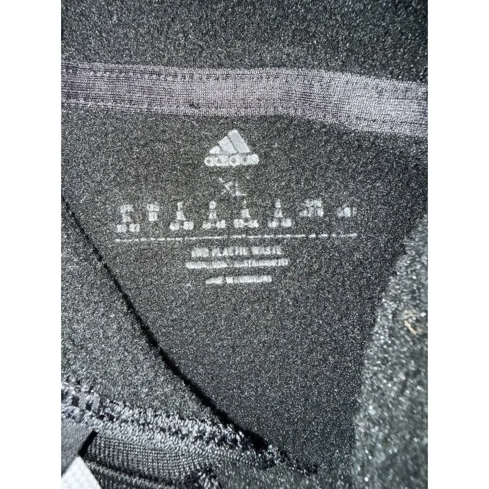Adidas Team Pullover Black Men’s Hoodie Size XL Logo Center